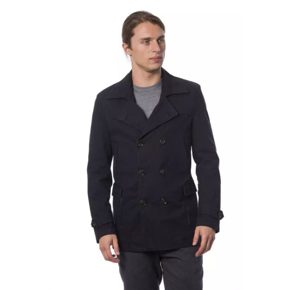 Verri Blue Cotton Men's Blazer